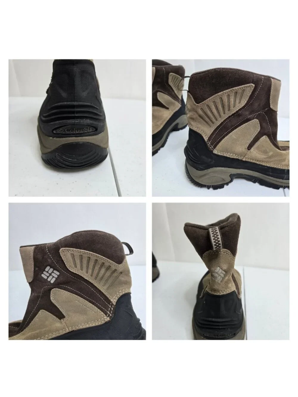 Columbia Men's Snowtrek Techlite Omni-Grip winter boots 11 Brown Snow 200 grams